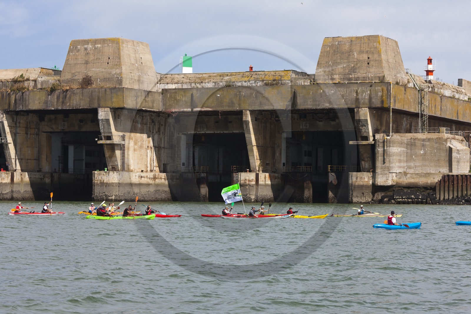 Rando kayak _ passage devant la BSM